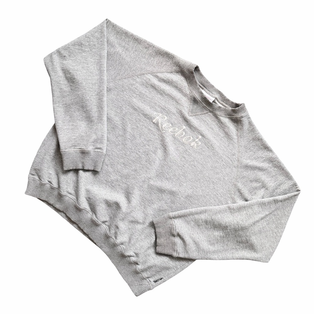 Vintage Y2K Reebok Embroidered Script Logo Sweater